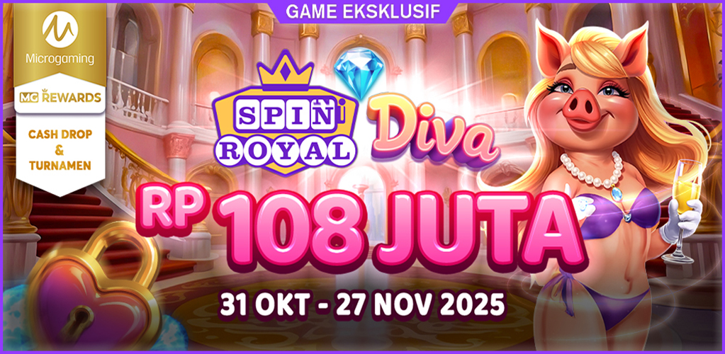MG Turnamen & Cashdrop Spin Royal Diva